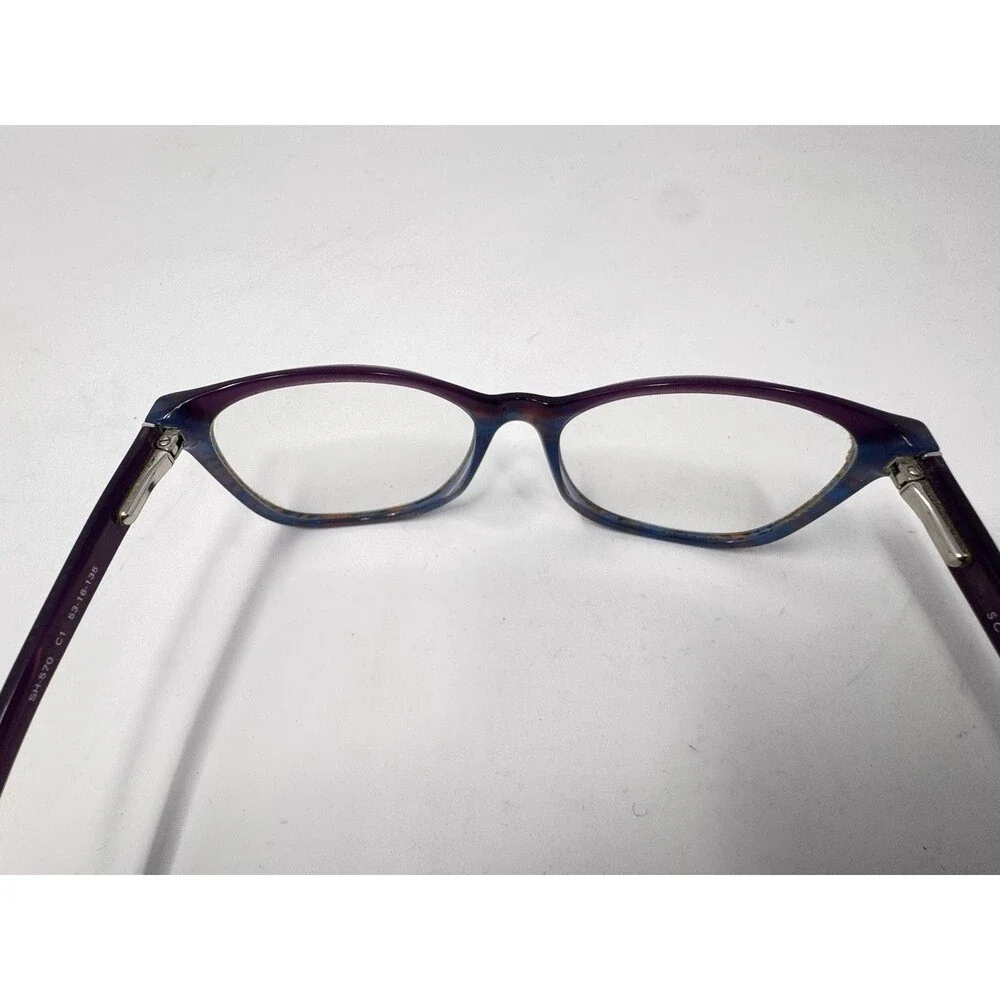 Scott Harris SH-570 Eyeglass Frames Only 53-16-135 Purple C1 Authentic